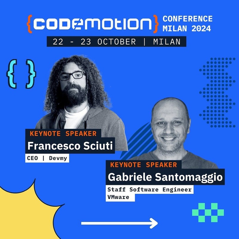 Codemotion Milano - La complessità sta negli occhi di chi guarda (Francesco Sciuti - Gabriele Santomaggio)