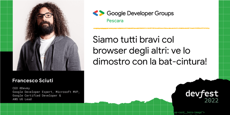 GDG - DevFest Pescara