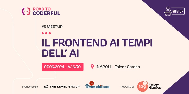 Road to Coderful - Il Frontend ai tempi dell'AI