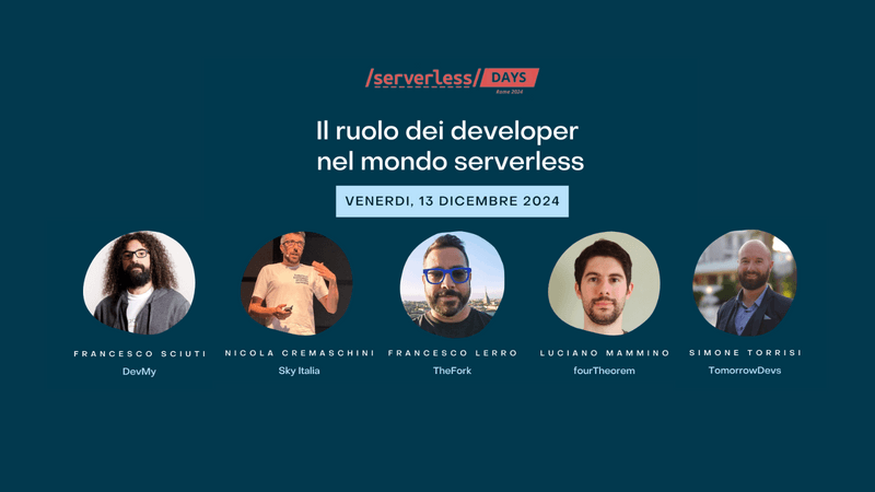 ServerlessDay - Panel: Il ruolo dei dev nel mondo serverless