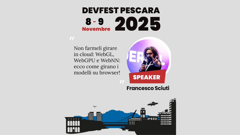 DevFest Pescara - Talk: AI Eye Tracking & A11Y on the edge