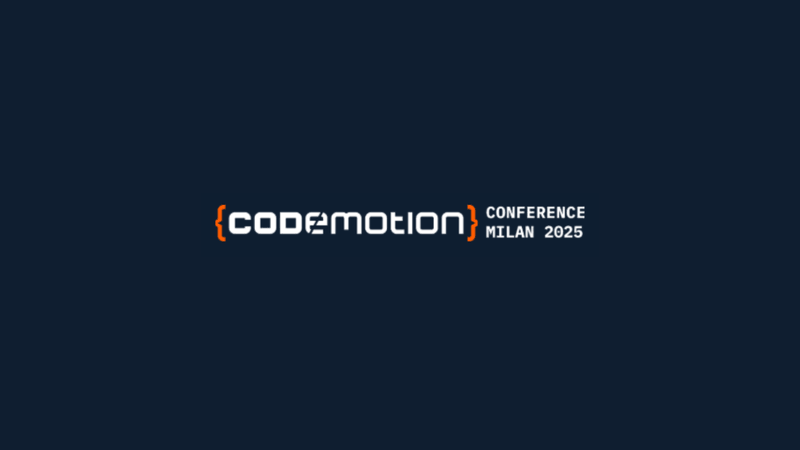 Codemotion Milano