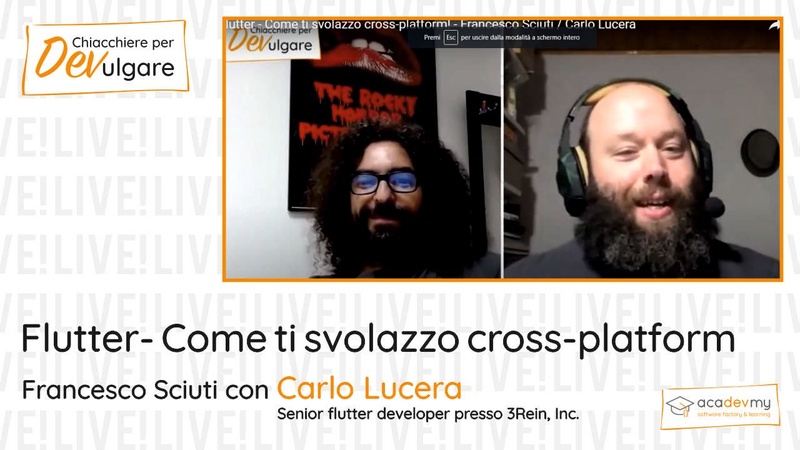 Flutter - come ti svolazzo cross-platform - Francesco Sciuti / Carlo Lucera