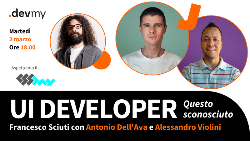 UI developer: questo sconosciuto - Francesco Sciuti / Antonio Dell'Ava / Alessandro Violini