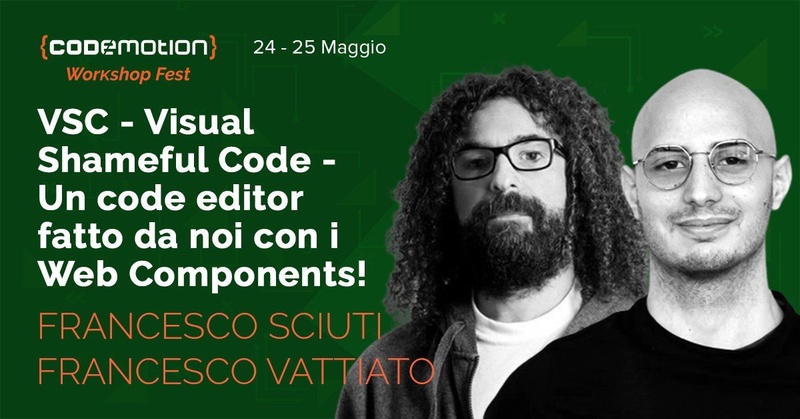 VSC - Visual Shameful Code - Un code editor fatto da noi con i Web Components